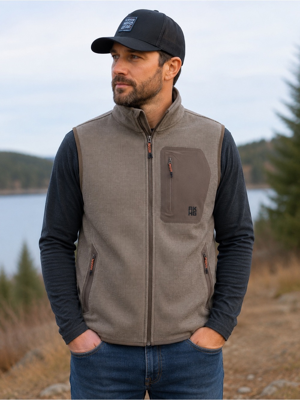 Alaskan Hard Gear Duluth NWT Graveltec Vest Men XL Standard Fit Bonded Fleece